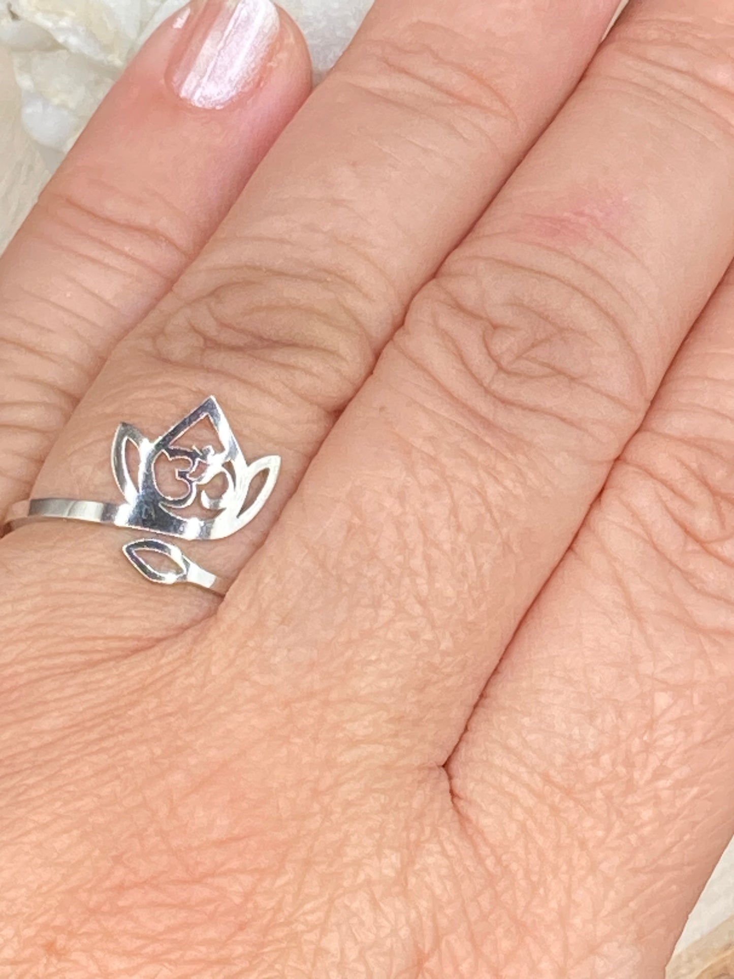 OM 3rd eye ring