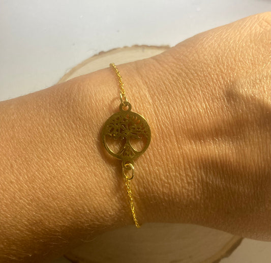 Golden Tree of Life bracelet