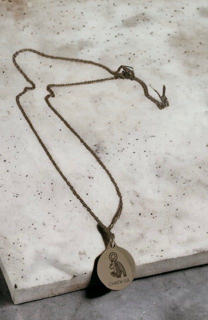 Collier médaillon CHATK-RÃ